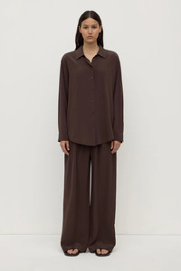 Assembly: Betty Silk Shirt | Ganache