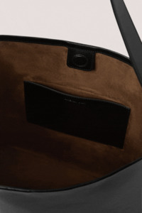 Nova Leather Shoulder Bag | Black