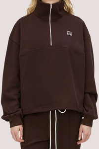 Sweatshirts: Zylus Sweater | Chocolate/White