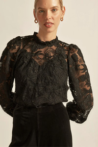 Zoe Kratzmann: Glint Top | Black