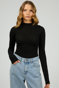 Priya Layering Long Sleeve | Black