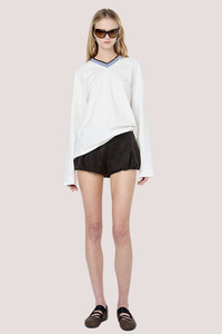 Varsity L/S Tee | Ivory
