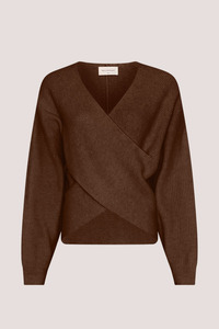 MSCHZinelle Hope Wrap Pullover | Black Mel