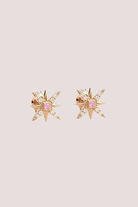 Jewellery 1: 18k Gold Vermeil Starry Night Stud Earrings