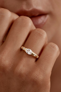 Jewellery 1: 18k Gold Vermeil Celestial Skies Ring