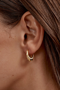 18k Gold Vermeil My Moon And Stars Hoops