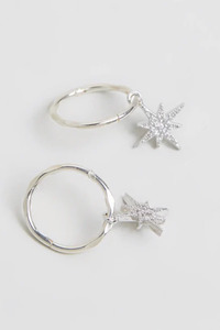 North Star Mini Hoops | Silver