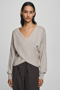 MSCH Zine Rachelle Wrap Pullover | Warm LGM