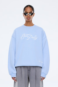 Mila Oversized Sweater | Soft Blue