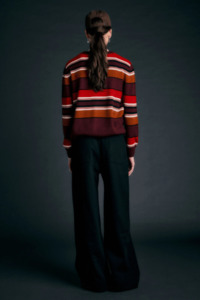 Karen Walker Fragrance: Pin Tuck Track Pants | Black