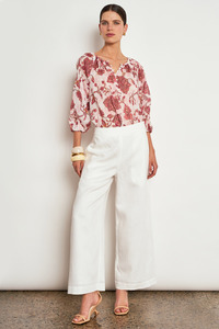 Vow Top | Rose Paisley