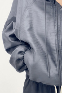 Escher Logo Jacquard Anorak | Black