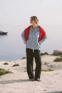 AJ Crest Palermo Shirt | Sea Blue