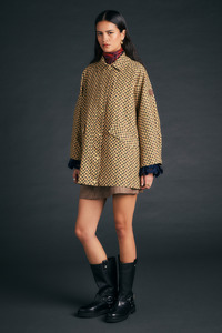 Karen Walker Fragrance: Tiller Jacket | Tan Multi