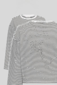 MSCHKrestiane Pullover STP | Egret/Black