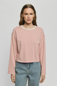 Tops 1: MSCHKrestiane Pullover STP | Oatmeal/F Rose