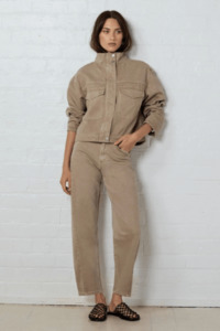 Jeans And Pants: Idolise Taupe Stretch Soft Barrel Jeans - ARRIVING THIS WEEK