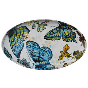 ROBERT GORDON - BUTTERFLIES BROMLEY OVAL PLATTER