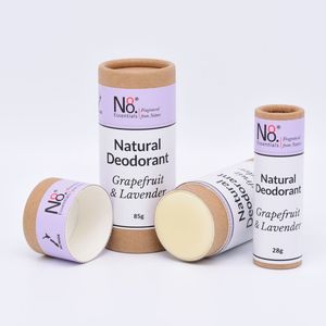 Natural Deodorant – Grapefruit & Lavender – Compostable Tube – No. 8 Essentials