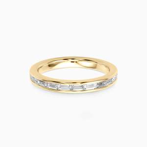 Diamond Coloured Stone Rings: KYLER BAGUETTE DIAMOND BAND