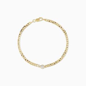 Metal Bracelets: VADA SOLITAIRE BRACELET