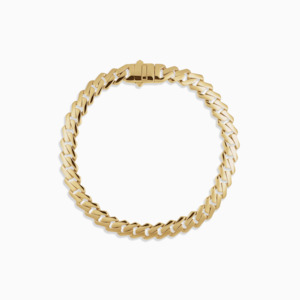 Metal Bracelets: MONACO CURB BRACELET