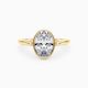 Nova Oval Bezel Solitaire