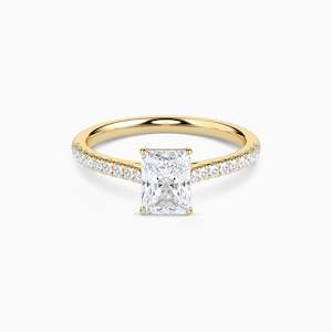 LUNA RADIANT ACCENTED SOLITAIRE