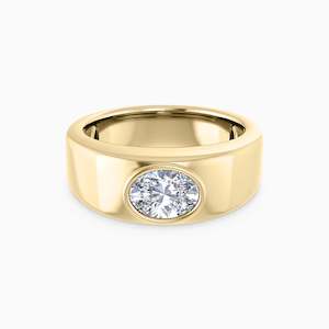 Mens Engagement: THEO OVAL SOLITAIRE