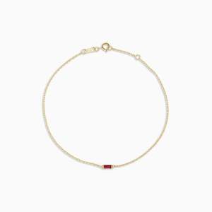 ALIX BAGUETTE BEZEL BRACELET