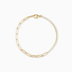 PIPER DIAMOND & CHAIN TENNIS BRACELET
