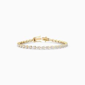 Diamond Tennis Bracelets: KEIRA PEAR DIAMOND TENNIS BRACELET