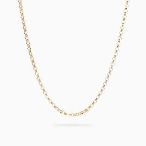 Pendants Chains: SIENA ROUND BELCHER CHAIN