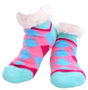 Nuzzles Snuggle: Nuzzles - Women's Shortz Squares - Green Foot Covering