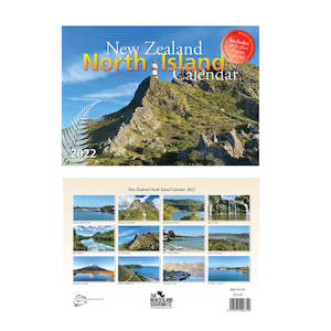 Diaries Calendars: THE NZ SOUVENIR - NEW ZEALAND NORTH ISLAND CALENDAR 2024