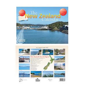 Diaries Calendars: THE NZ SOUVENIR - NEW ZEALAND CALENDAR 2024