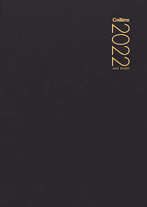 Diaries Calendars: COLLINS DIARY A43 BLACK EVEN YEAR