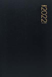Diaries Calendars: COLLINS DIARY A42 BLACK EVEN YEAR