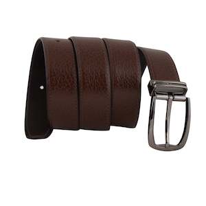 Genuine Leather Belt - Classic Brown - 34CLBR