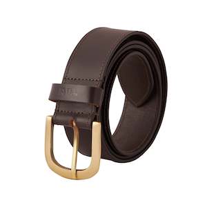 Belt Genuine Leather: Genuine Leather Belt - Casual Brown - 1502BR