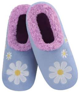 Slumbies - Women's Large Simply Daisy All Day Lilac Foot Covering