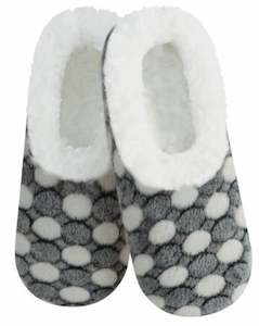 Slumbies - Women's Large Spot The Dot Black Foot Covering