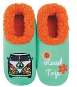 Foot Covering: Slumbies - Women's Small Simply Pairables Road Trip Foot Covering