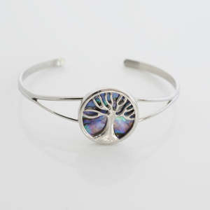 Kiwiana Jewellery: Paua - Kauri Tree Bangle