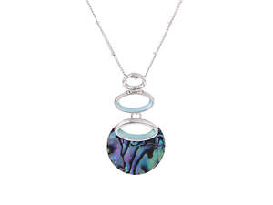 Kiwicraft Paua Wave Pendant with Box
