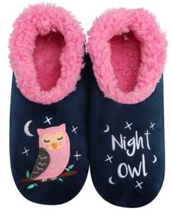 Slumbies - Women's Small Fun Pairables Sleeping Owl Foot Covering