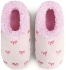 Foot Covering: Slumbies - Women's Large Bow Utiful Pink Foot Covering