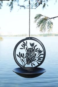 Metal Arts: Metal Bird Feeder Hanging - Morepork