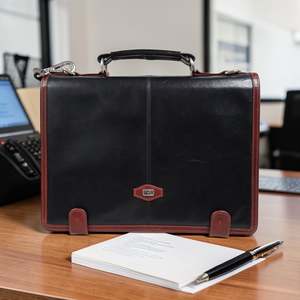 Men’s Genuine Leather Briefcase / Office Bag BL Tan