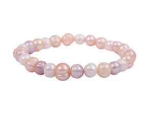 Kiwicraft Freshwater Multicolour Pearl Bracelet with Box